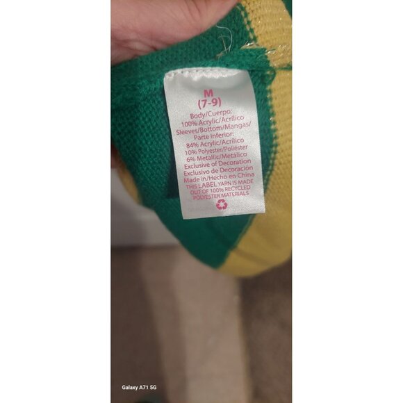 Christmas Tree Sweater Dress Medium Ugly Christmas Sweater NWT M7-9 Embroidered - Picture 9 of 9